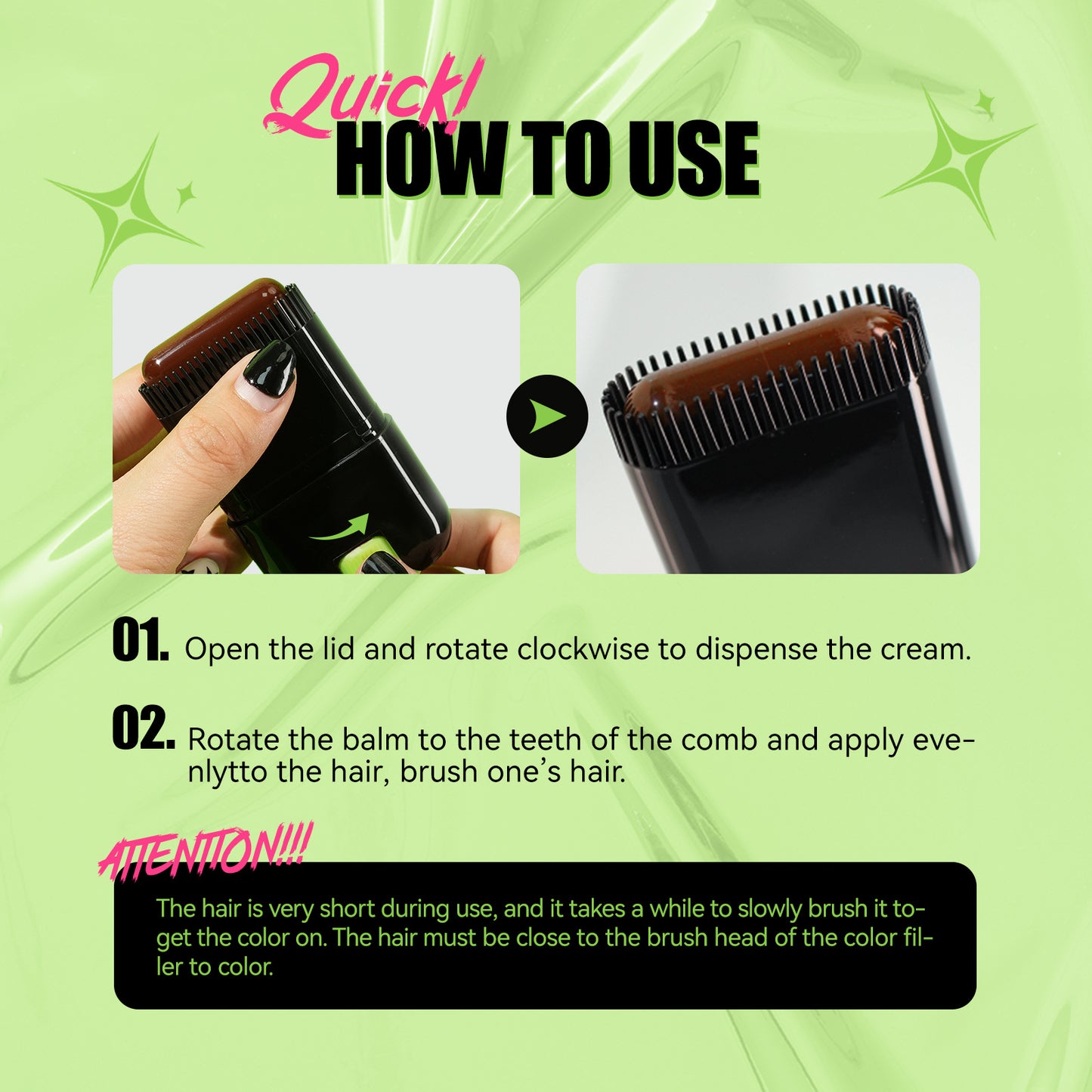 Hairstyling Stick comb