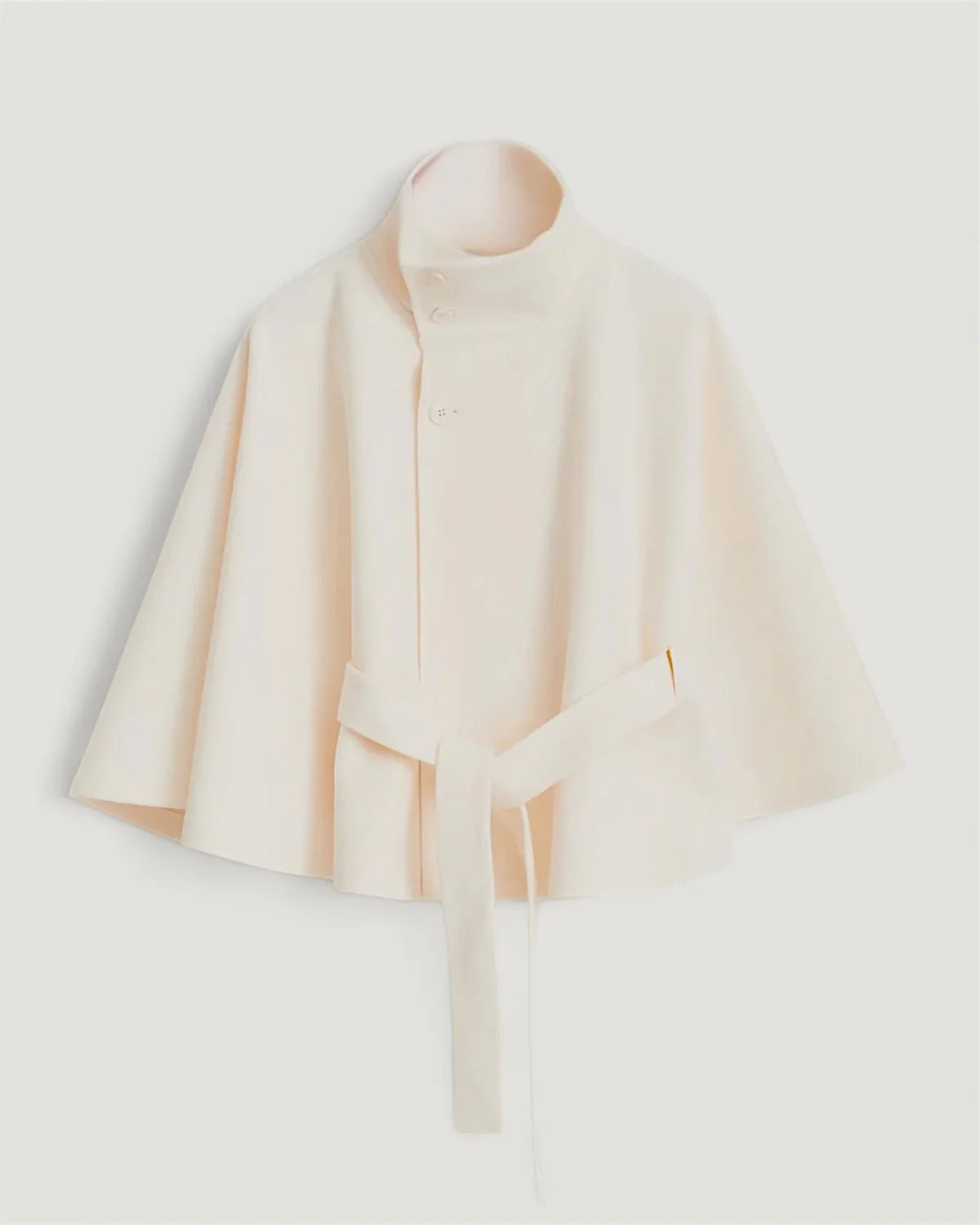 High Neck Batwing Coat