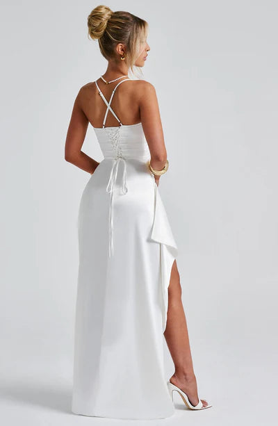 Women's Back Strap Slit Dress